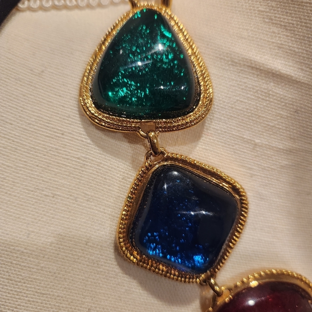 - Vtg Kjl Avon Caprianti Collection Necklace Kjl … - image 5